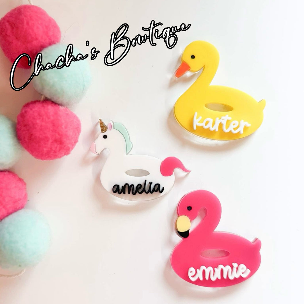 Pool Float || Hair Clip