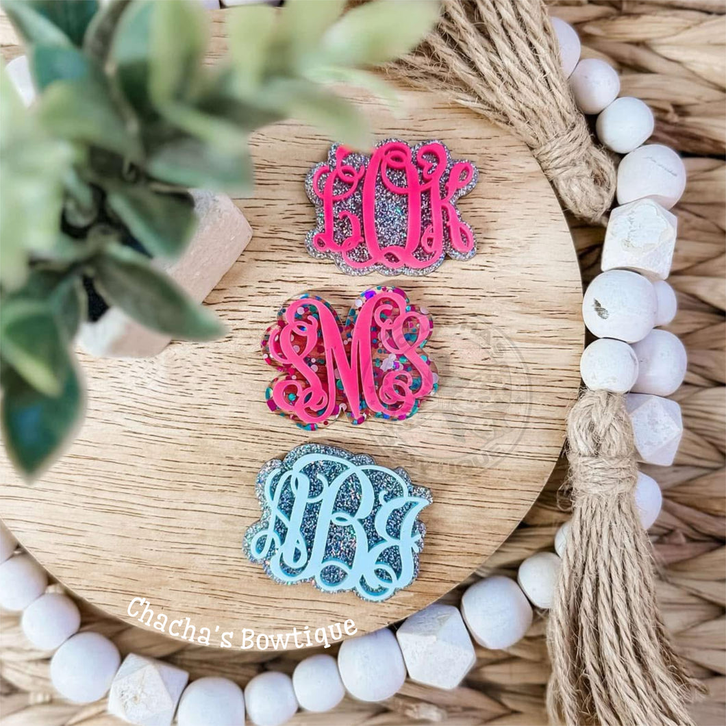 Monogram || Name Clip