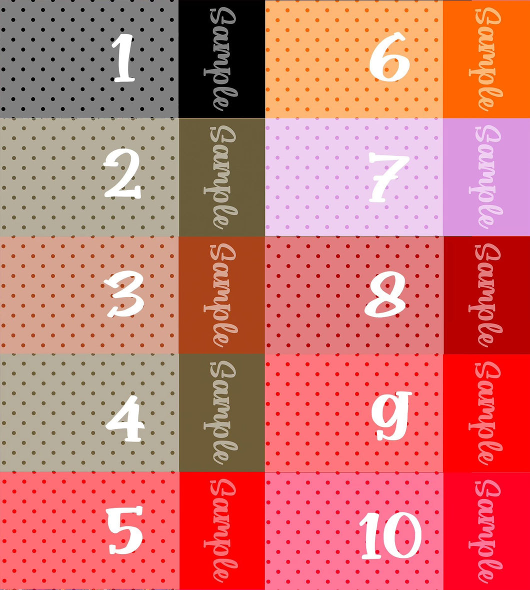 2.0 Polka Dot Name Bows
